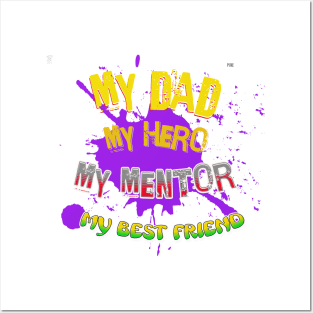 Fathers T-shirt Posters and Art